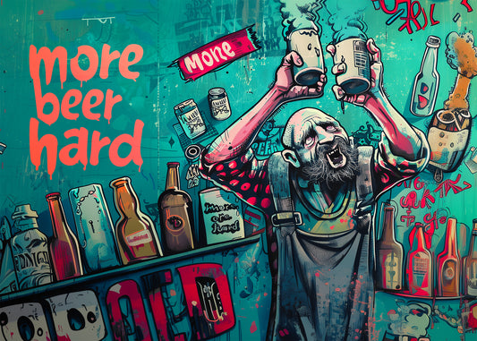 - More Beer More Hard #1 - "Mad Beer Poster"