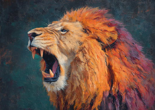 - Lion #1 - "Industrial Authentic Poster"