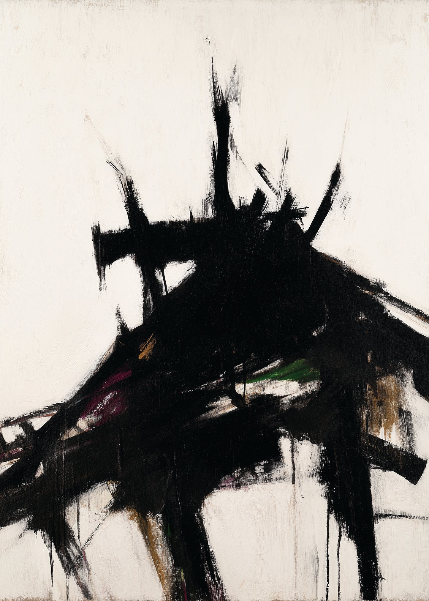 - Brush Strokes #1 - "Abstract Art Poster"